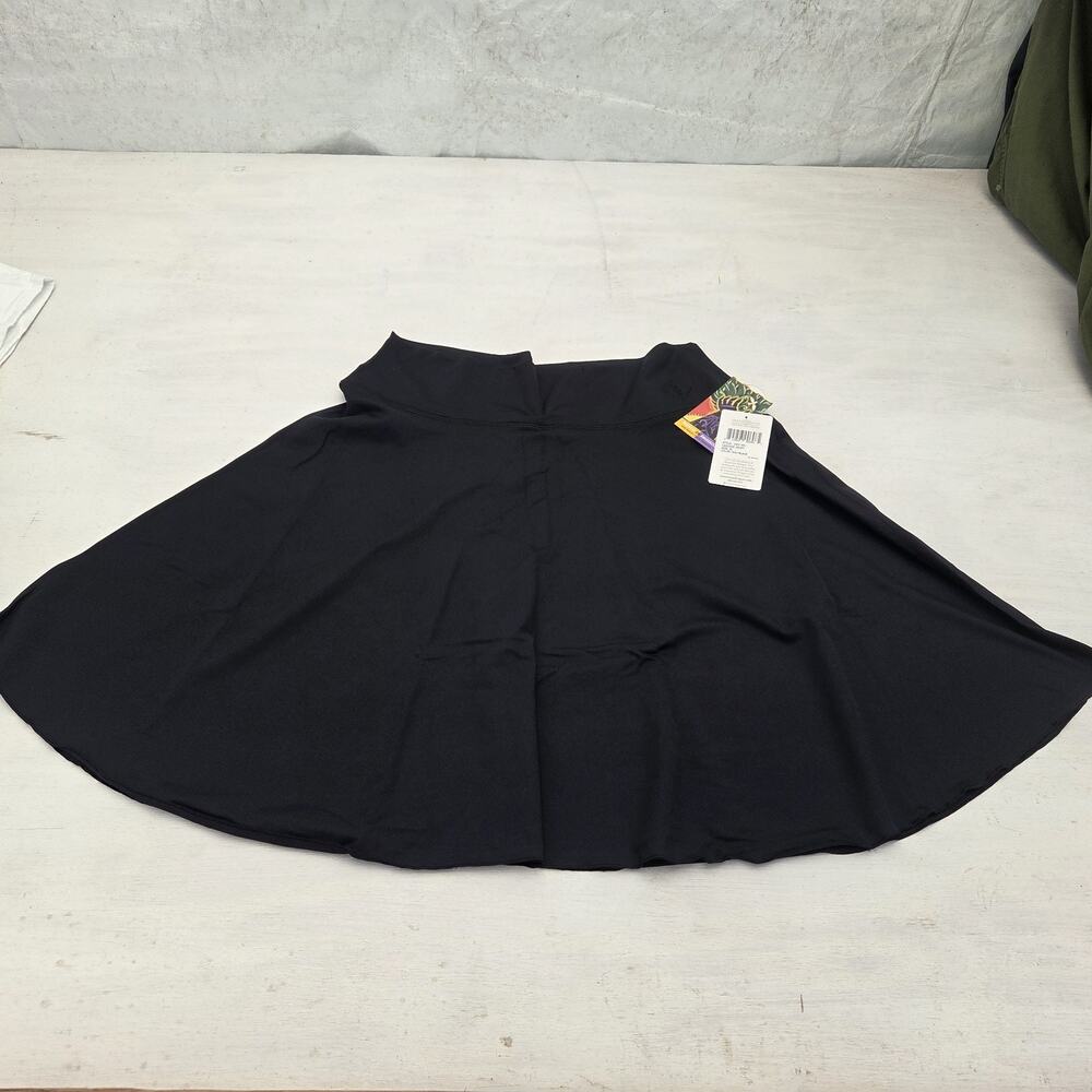 Stonewear Designs Women Black Active Cascade Skirt XL EUC